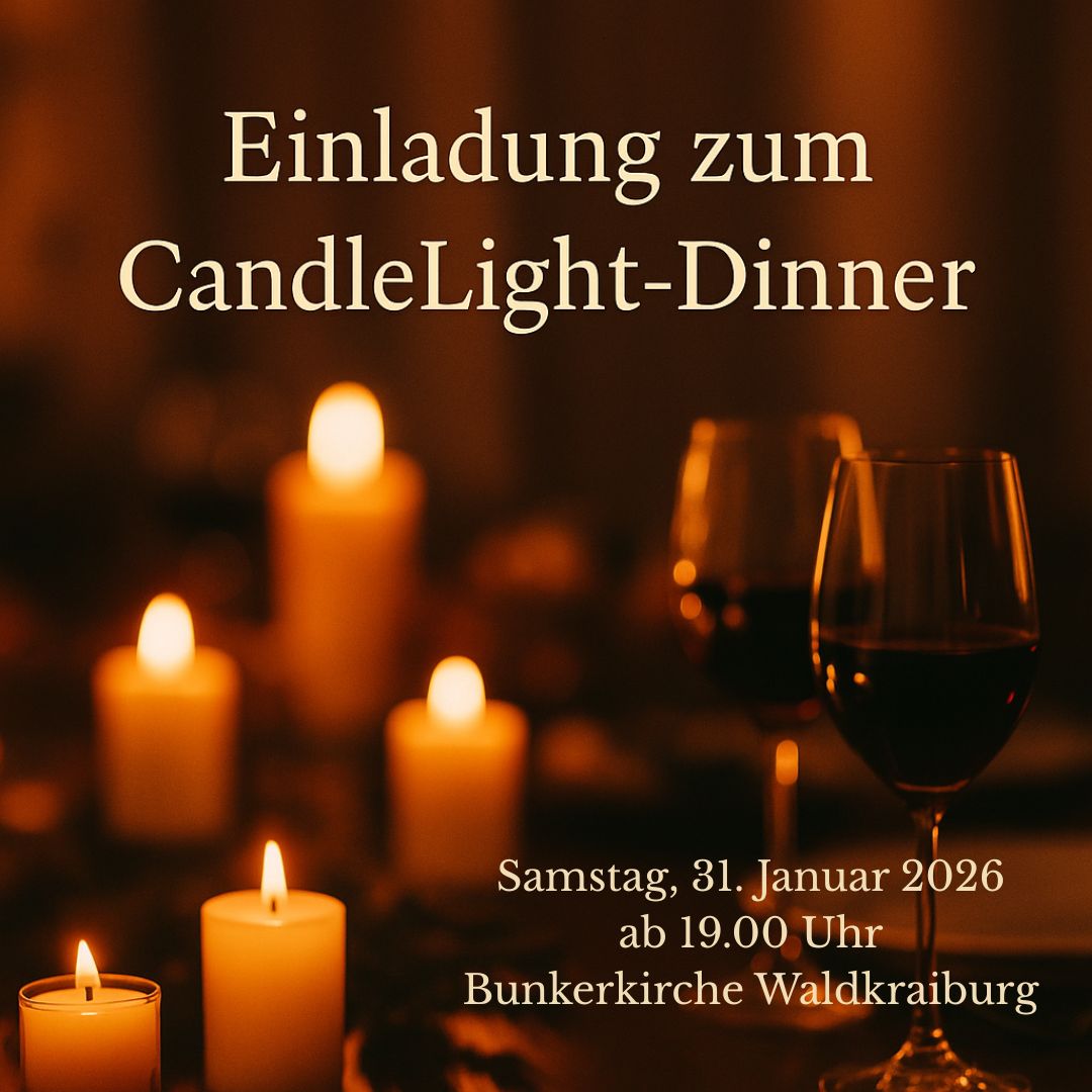 Candle-Light-Dinner - Zeit die gut tut